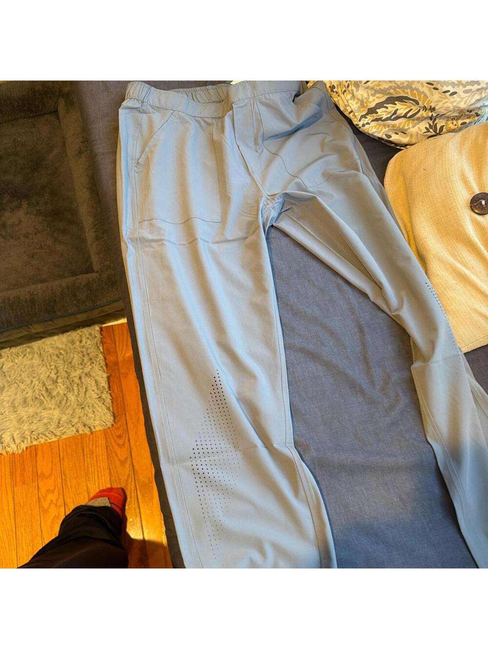 Men's Grey Sensory Pants Medium No Limbits - Picture 4 of 4